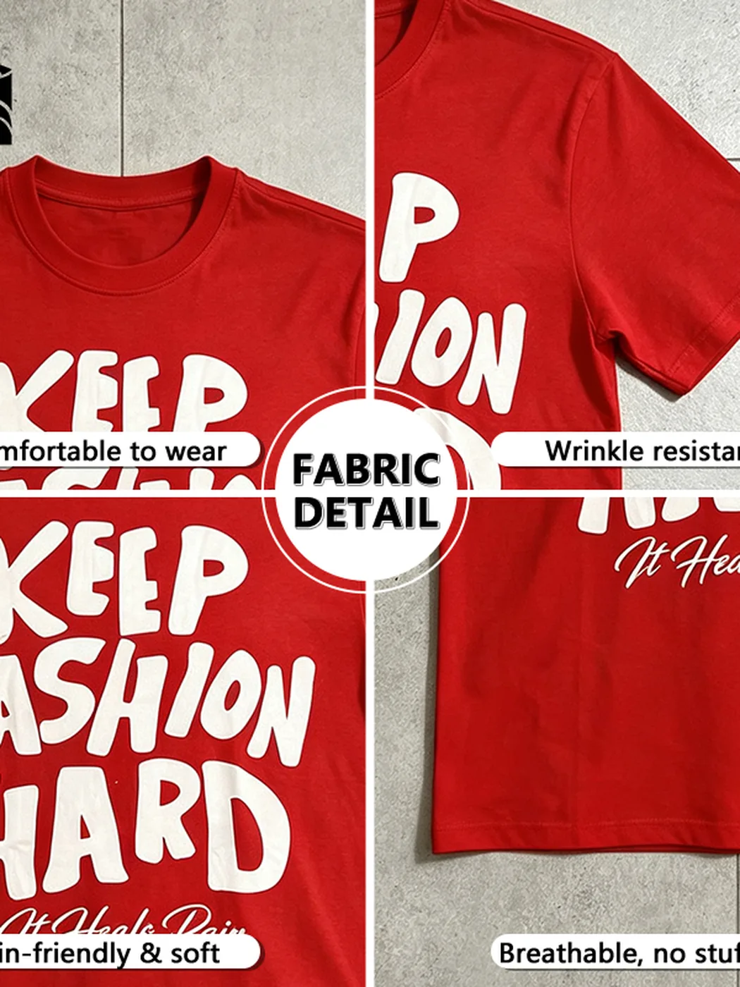 Fabric Detail (Screen-Printed Tee)